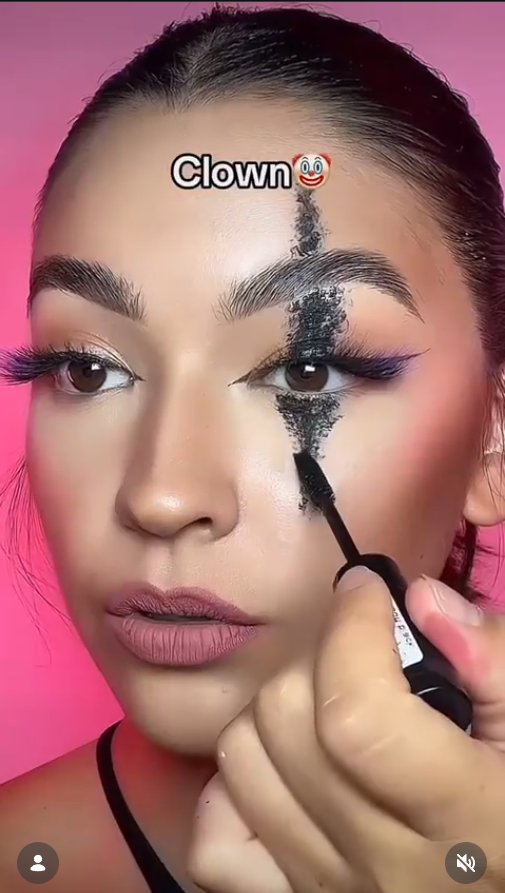 Halloween Clown Make-up Tutorial, 3 easy looks nur mit Mascara